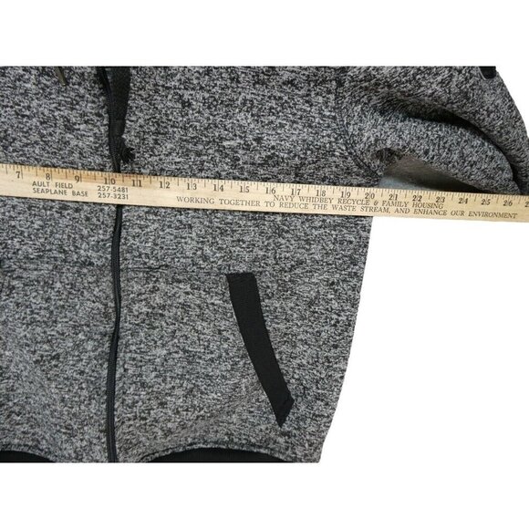 Southpole‎ Hoodie Womens Size M Y2K Hooded Sweatshirt Full Zip Patch Logo - Picture 9 of 12